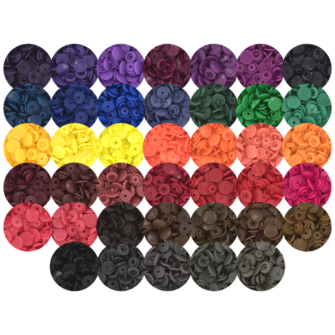 KAM® Snaps Size 20 Glossy - Darks (40 Colors)