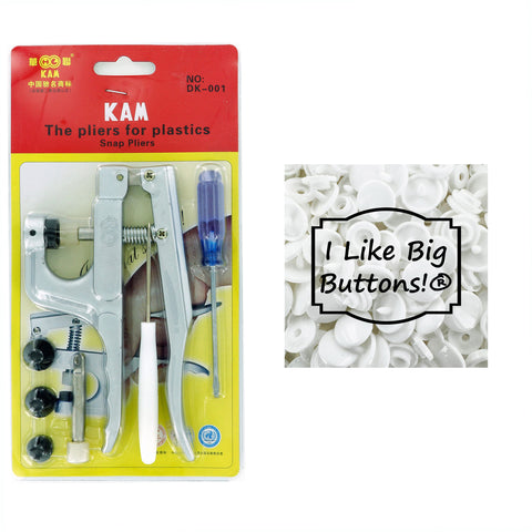 50 Sets of B3 - White KAM® Starter Kit with Pliers