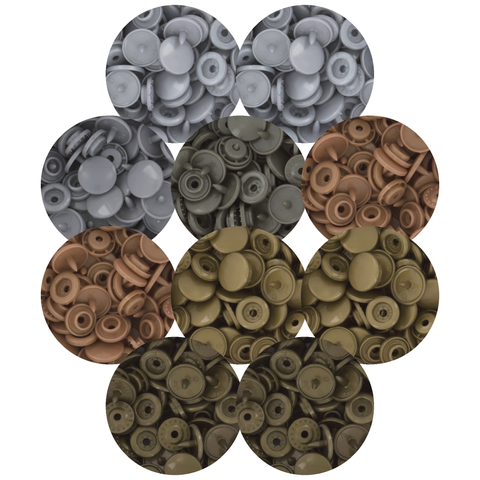 KAM® Snaps Size 20 Glossy (Metallic)