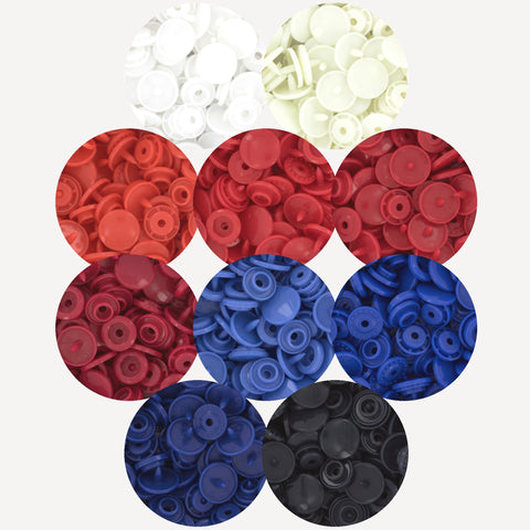 KAM® Snaps Size 20 Glossy (Patriotic)