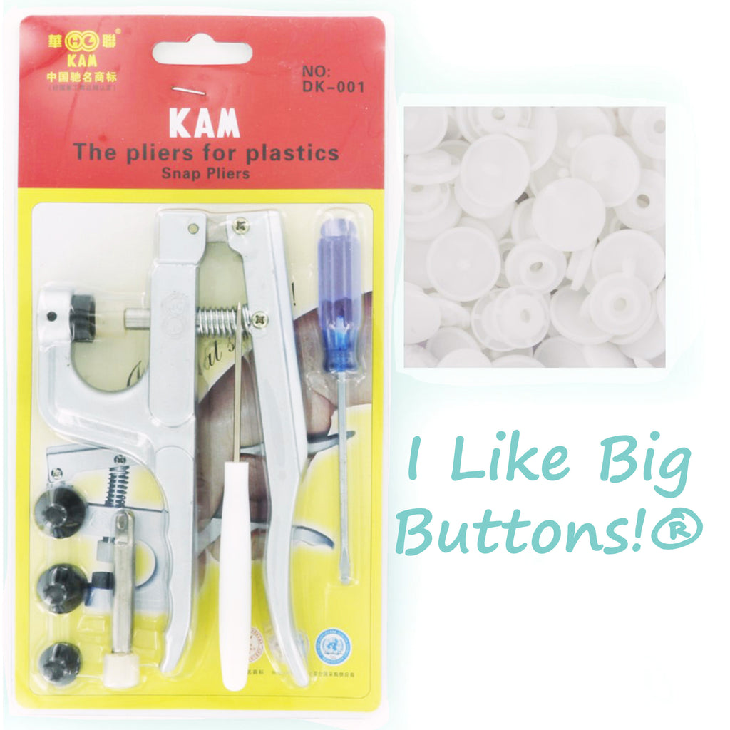 KAM Plastic Snap Pliers And Awl for Installing/Setting KAM Resin