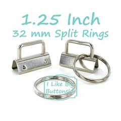 1.25" Key Fob with 32 mm (Large) Split Rings