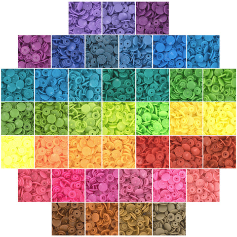KAM® Snaps Size 20 Glossy - Mids (40 Colors) KAM® Snaps Size 20 Glossy - Mids (40 Colors)