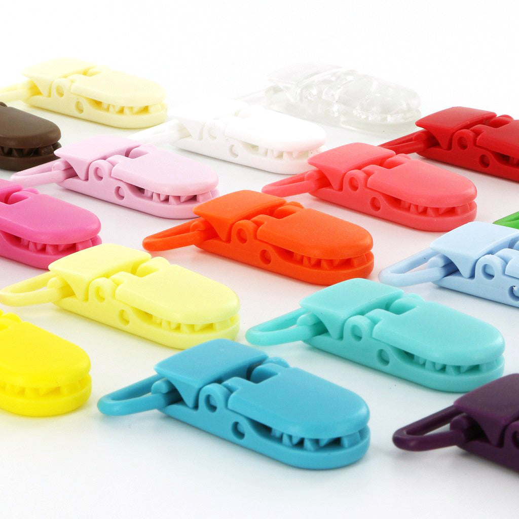 Colorful Suspender Clips Pacifier Clips Kam Clips Plastic Clips