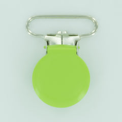 500 Lime Green Metal Clips