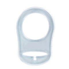 10-Pack MAM Pacifier Adapter Rings - Clear Silicone Button Style Converters
