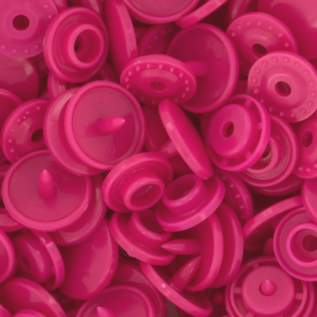 KAM Snaps Size 20 Glossy Long Prong (G122 - Fuchsia)