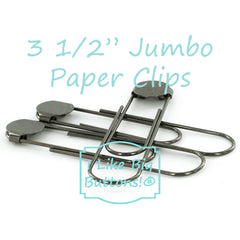 Gunmetal Jumbo Paper Clips