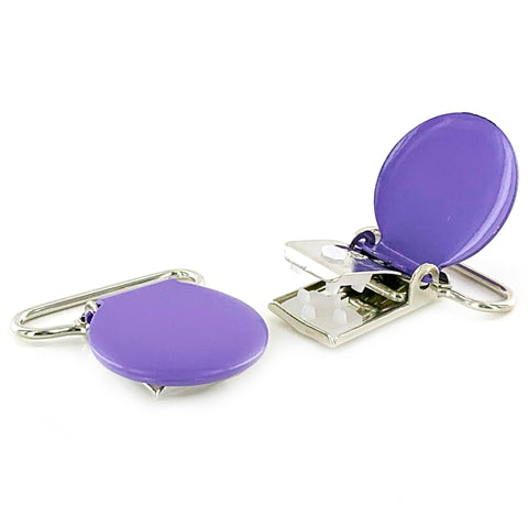 500 Lavender Purple Metal Clips