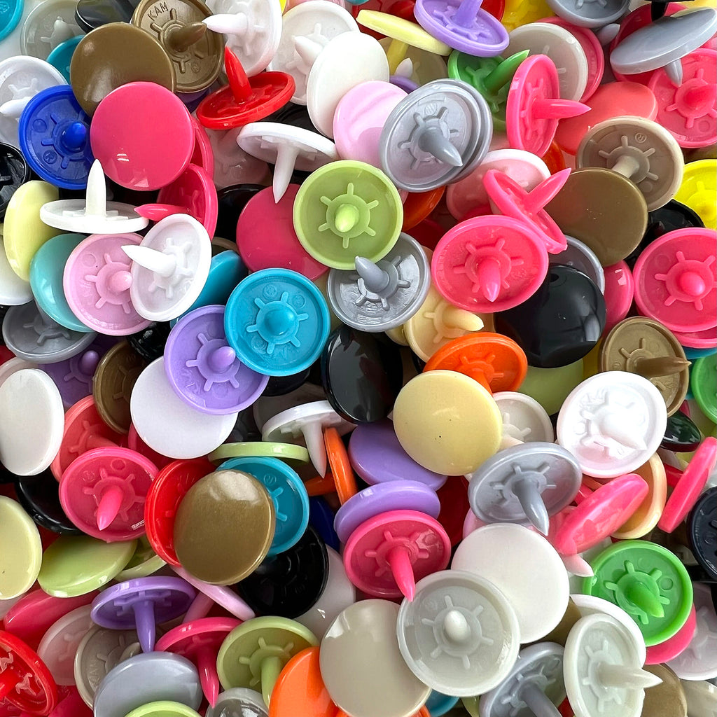 LONG PRONG Mixed Bag: 100 KAM® Snaps/Plastic Snaps Sets (Size 20) – I Like  Big Buttons!