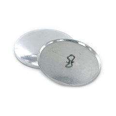 Size 60 (1 1/2 inch / 38 mm) WIRE BACK Cover Buttons