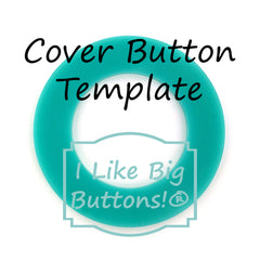 SOLID Teal Cover Button Template