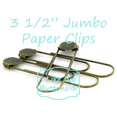 Antique Brass Paper Clips