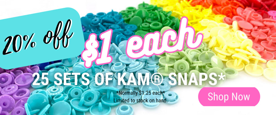 I Like Big Buttons! KAM Snaps, Key Fob Hardware, Cover Buttons + More!